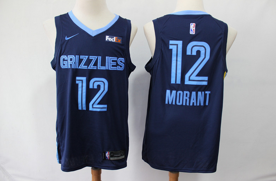Men's Memphis Grizzlies Customized Navy Stitched Basketball Jersey Men's Memphis Grizzlies Customized Navy Stitched Basketball Jersey